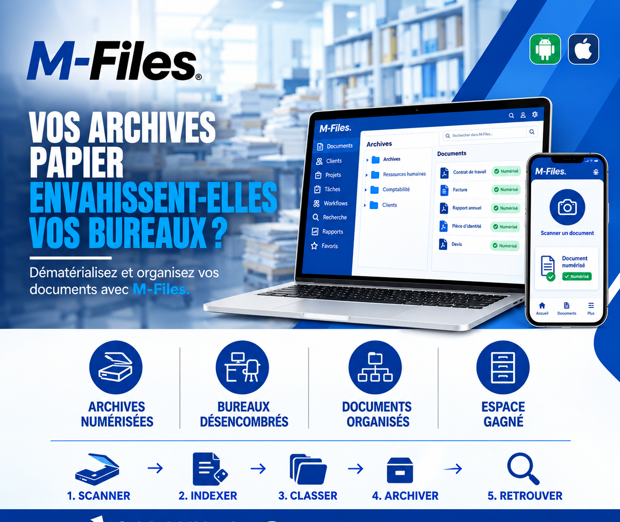 IS PAPER TAKING OVER YOUR OFFICES?