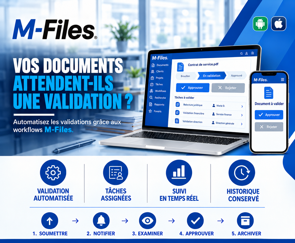 VOS DOCUMENTS ATTENDENT-ILS UNE VALIDATION ?