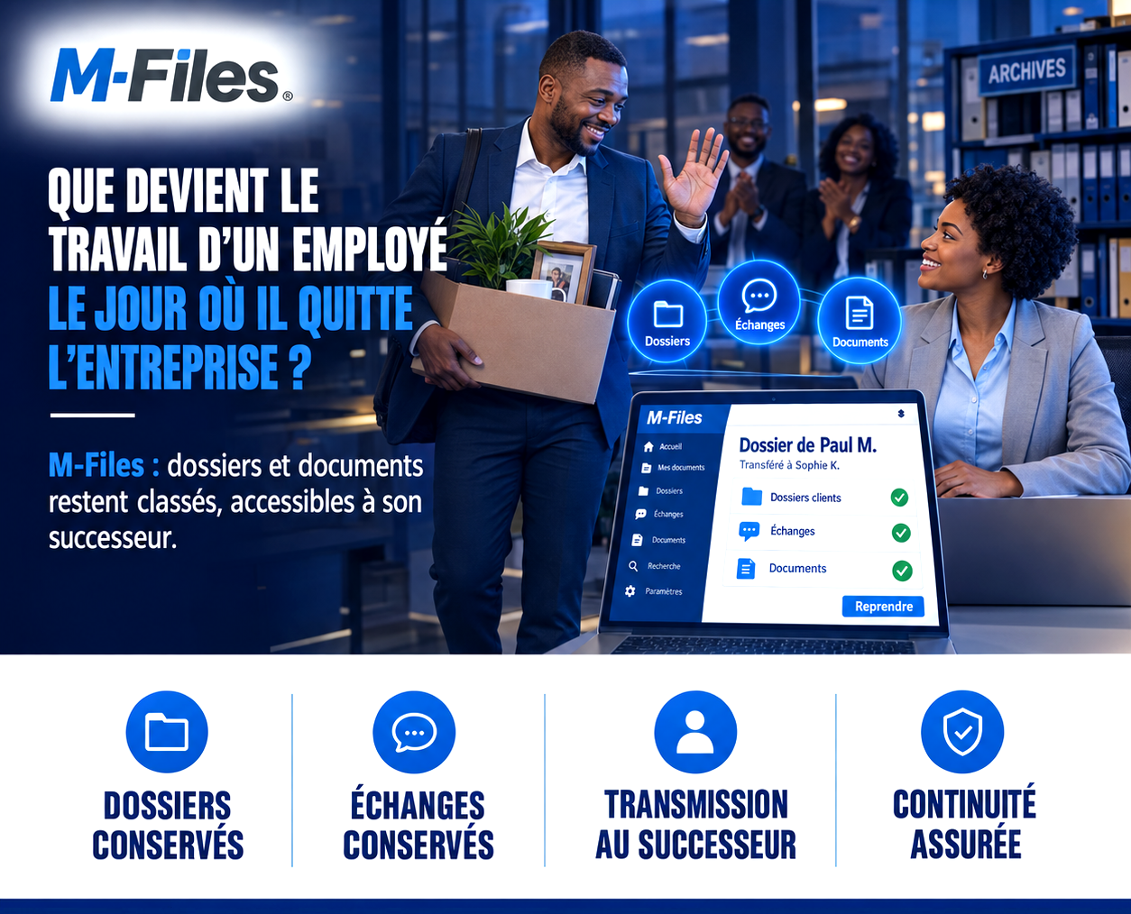 EMPLOYEE DEPARTURES IN BANKING: PRESERVING FILES AND ENSURING CONTINUITY WITH M-FILES