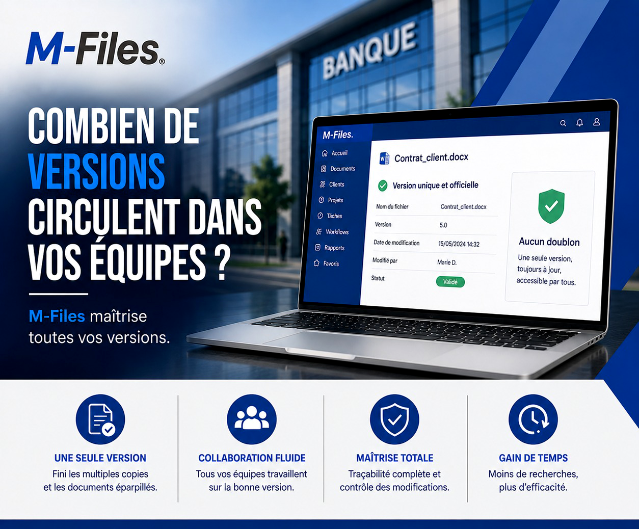 COMBIEN DE VERSIONS CIRCULENT DANS VOS ÉQUIPES ?