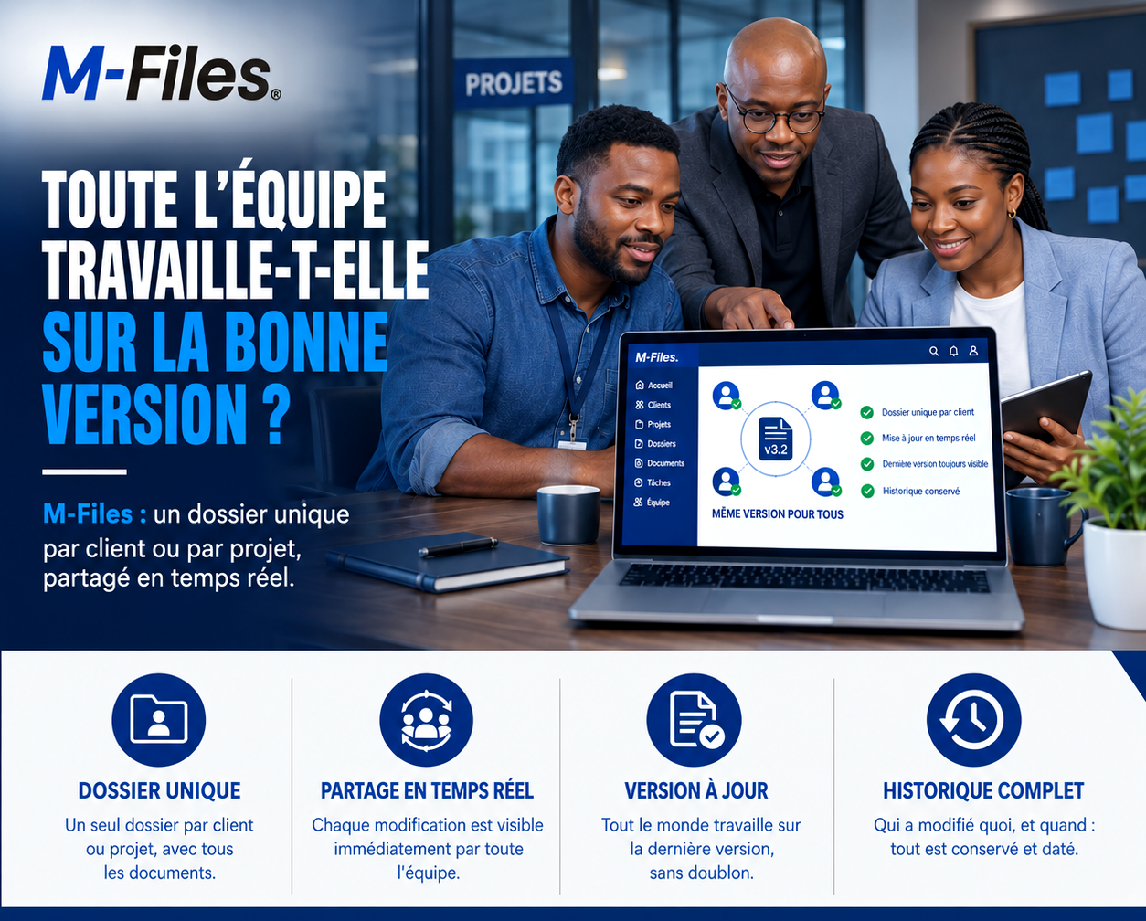 TOUTE L’ÉQUIPE TRAVAILLE-T-ELLE SUR LA BONNE VERSION ?